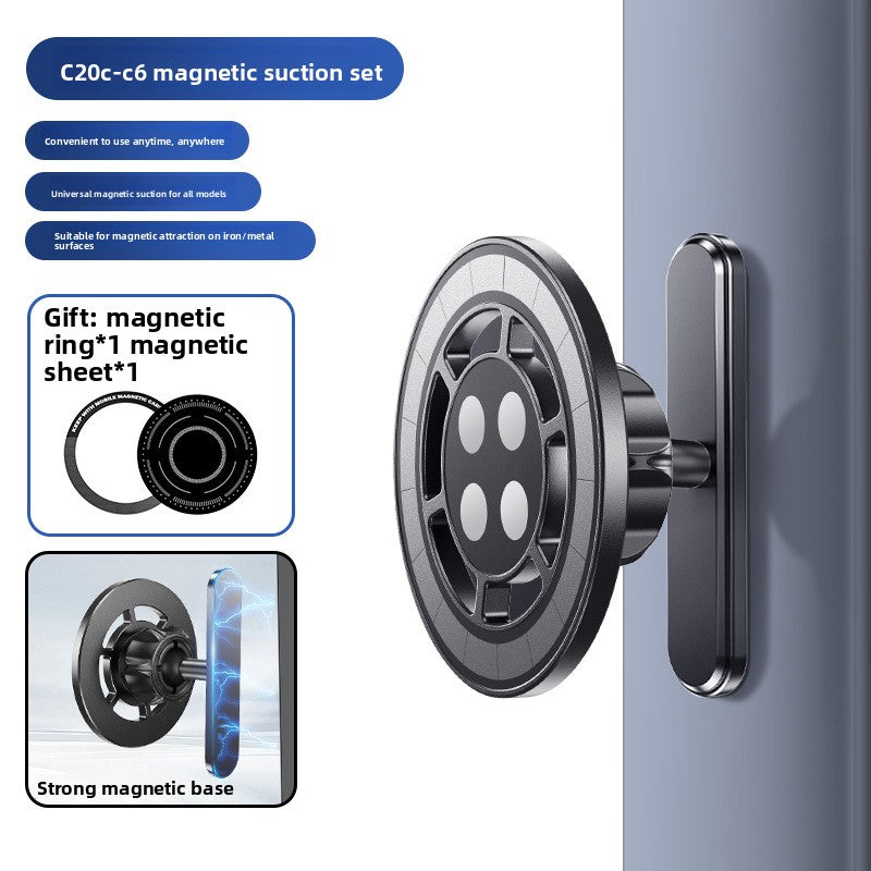 Universal Magnetic Phone Holder with Adjustable Clip
