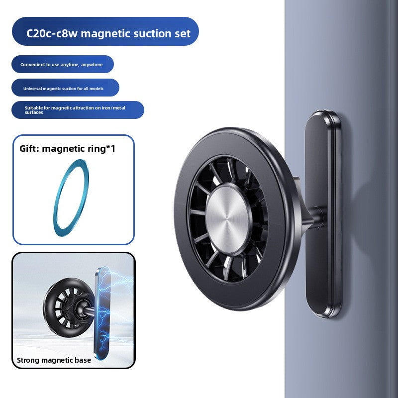 Universal Magnetic Phone Holder with Adjustable Clip