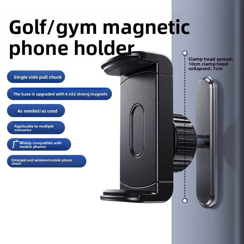 Universal Magnetic Phone Holder with Adjustable Clip
