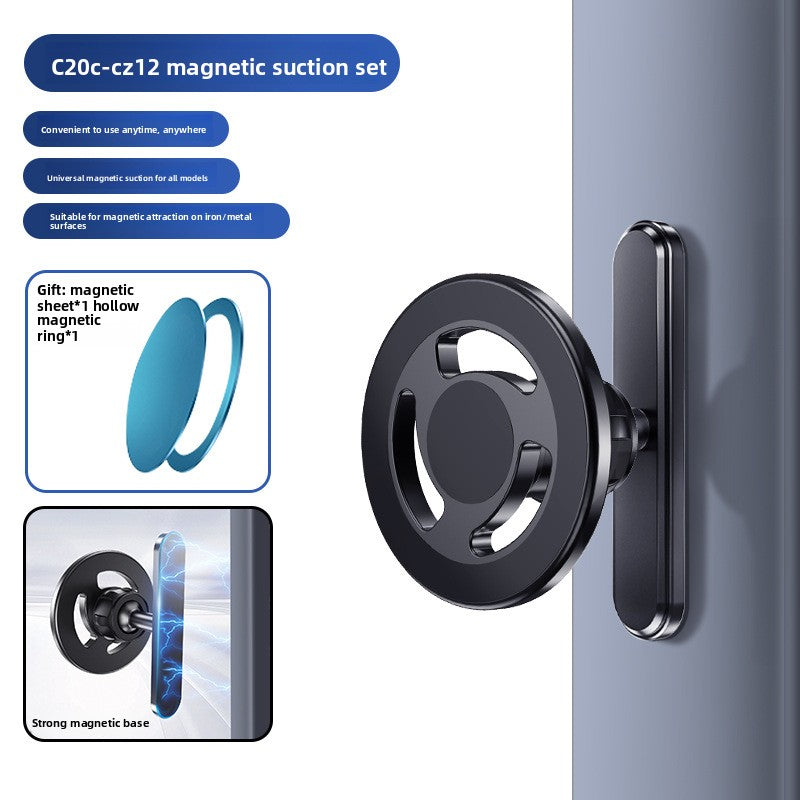 Universal Magnetic Phone Holder with Adjustable Clip