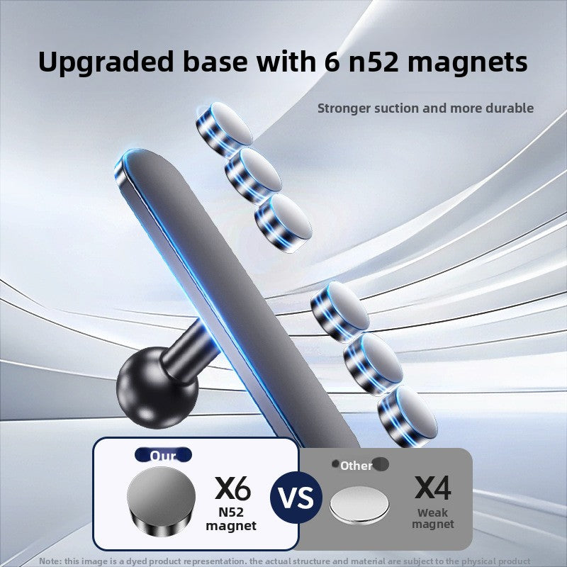 Universal Magnetic Phone Holder with Adjustable Clip