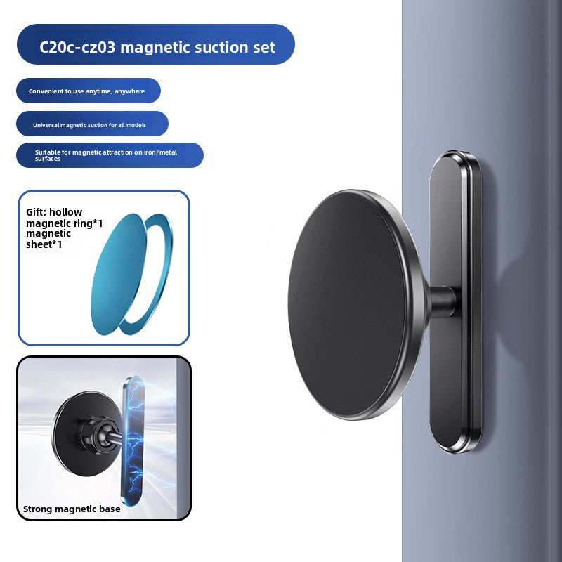 Universal Magnetic Phone Holder with Adjustable Clip