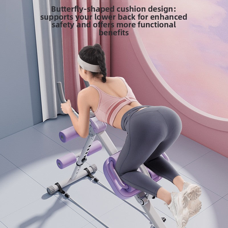 Foldable Abdominal Exercise Wheel for Home Fitness